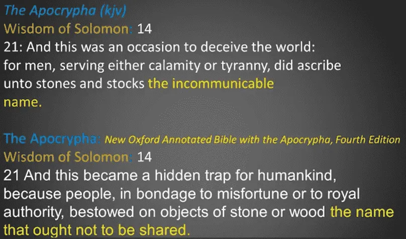Wisdom of Solomon
